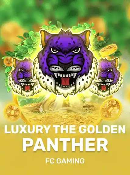 LUXURY THE GOLDEN PANTHER game tile