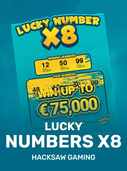 Lucky Numbers x8 game tile